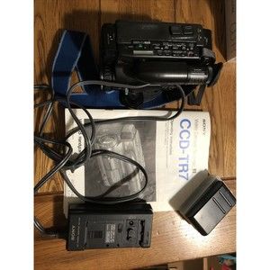 Sony Handycam CCD-TR416 Hi-8 Analog Camcorder PARTS ONLY 3x Battery Charger